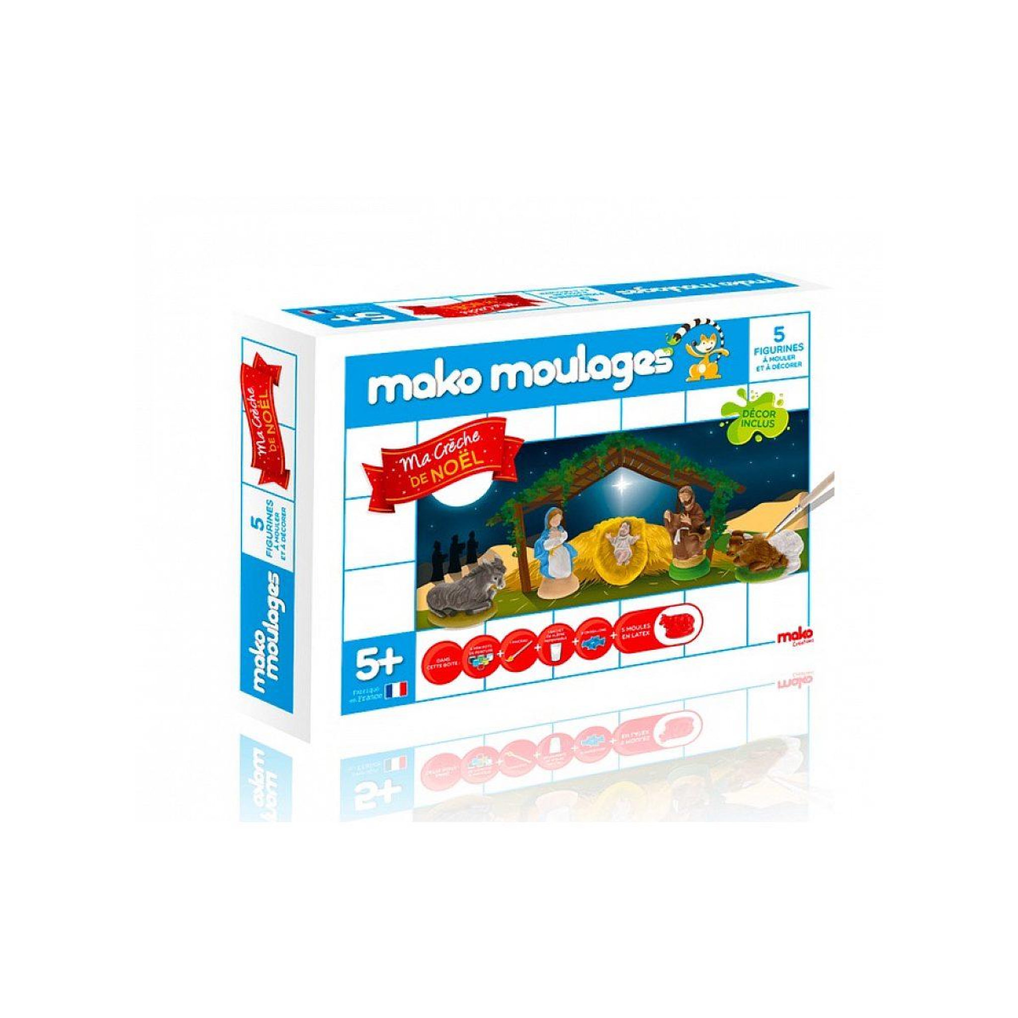 Mako Creations Mako moulage ma creche de noel 5 moules