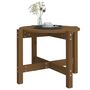 Voir la diapositive 4 : VIDAXL Table basse Marron miel Ø 62,5x45 cm Bois massif de pin