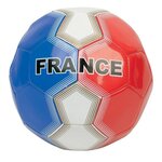 SPORTZONE Ballon de Football /Blanc/Rouge Sport Zone France. Coloris disponibles : Bleu