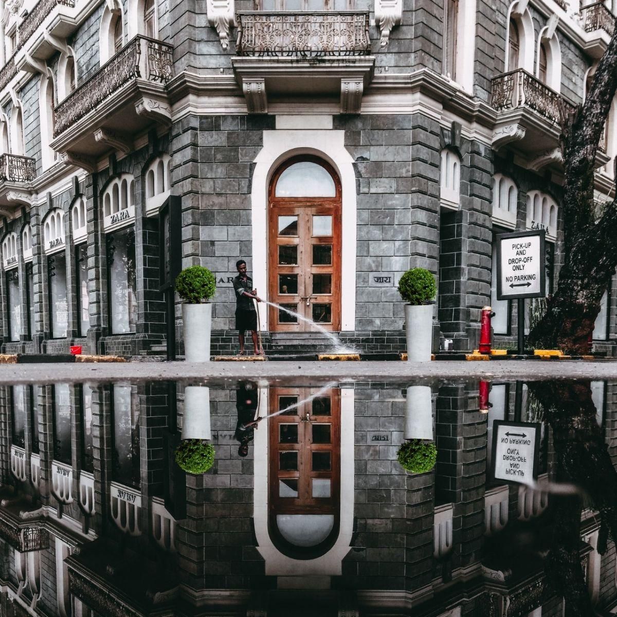 ART PLAST Pot de Fleurs Conique Gris Clair Ø30cm H52cm - Pot de Fleurs Haut en Plastique Recyclé - Design Italien ARTPLAST