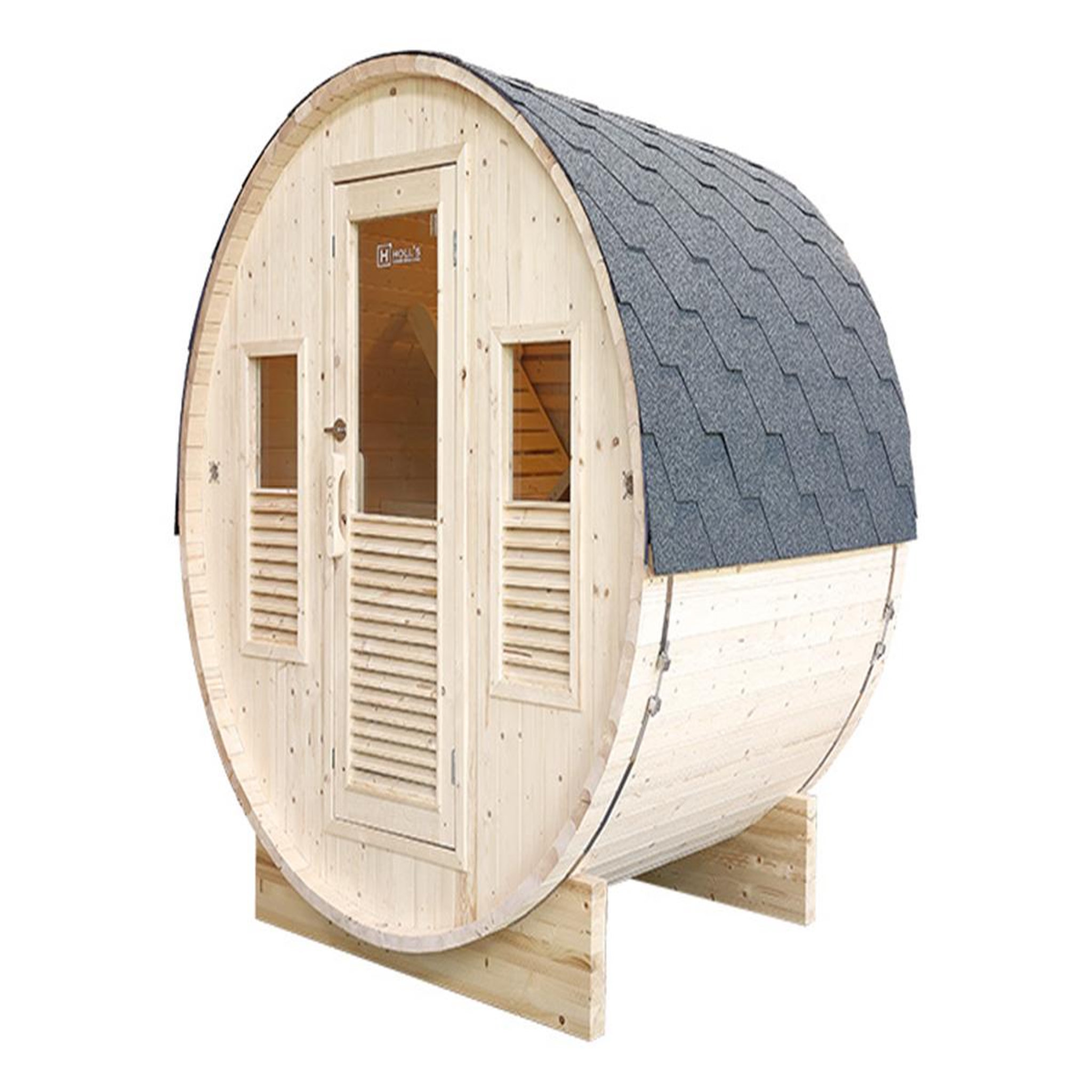 Voir la diapositive 1 : Holl's Sauna traditionnel d'extérieur Gaïa Bella - Holl's