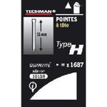 TECHMAN Pointes 19 mm - type H