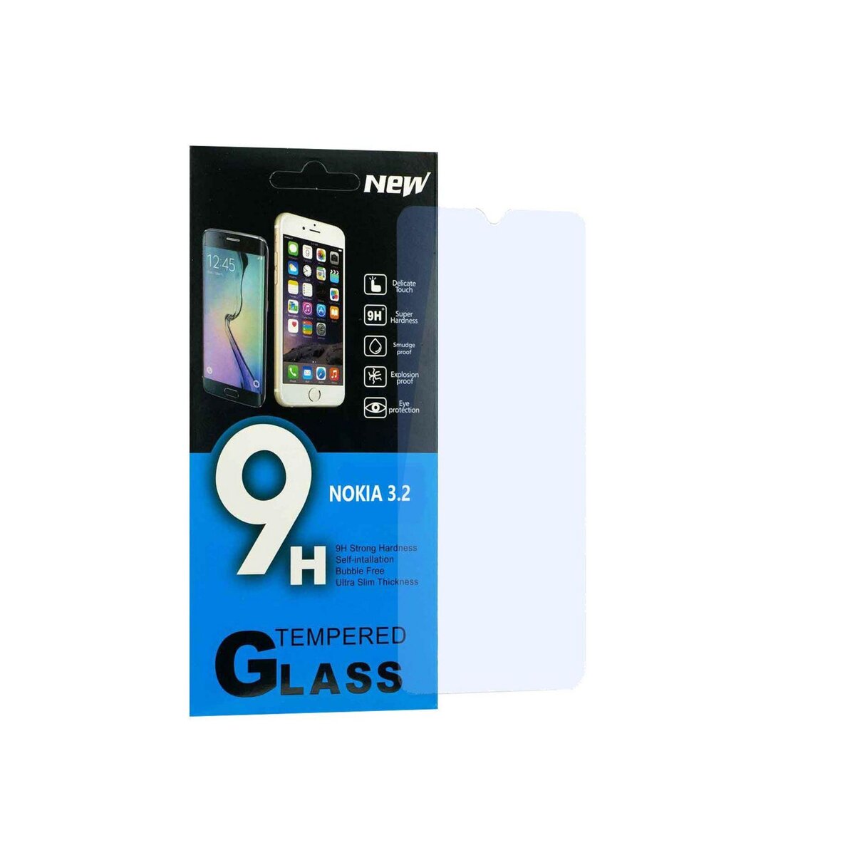 amahousse Vitre Nokia 3.1 Plus protection d'écran en verre trempé dureté 9H