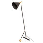 Voir la diapositive 1 : Paris Prix Lampadaire Industriel  Celeste  148cm Noir & Or