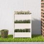 Voir la diapositive 3 : VIDAXL Jardiniere Blanc 77x25x104,5 cm Bois massif de pin