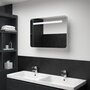 VIDAXL Armoire de salle de bain a miroir LED 80x9,5x55 cm