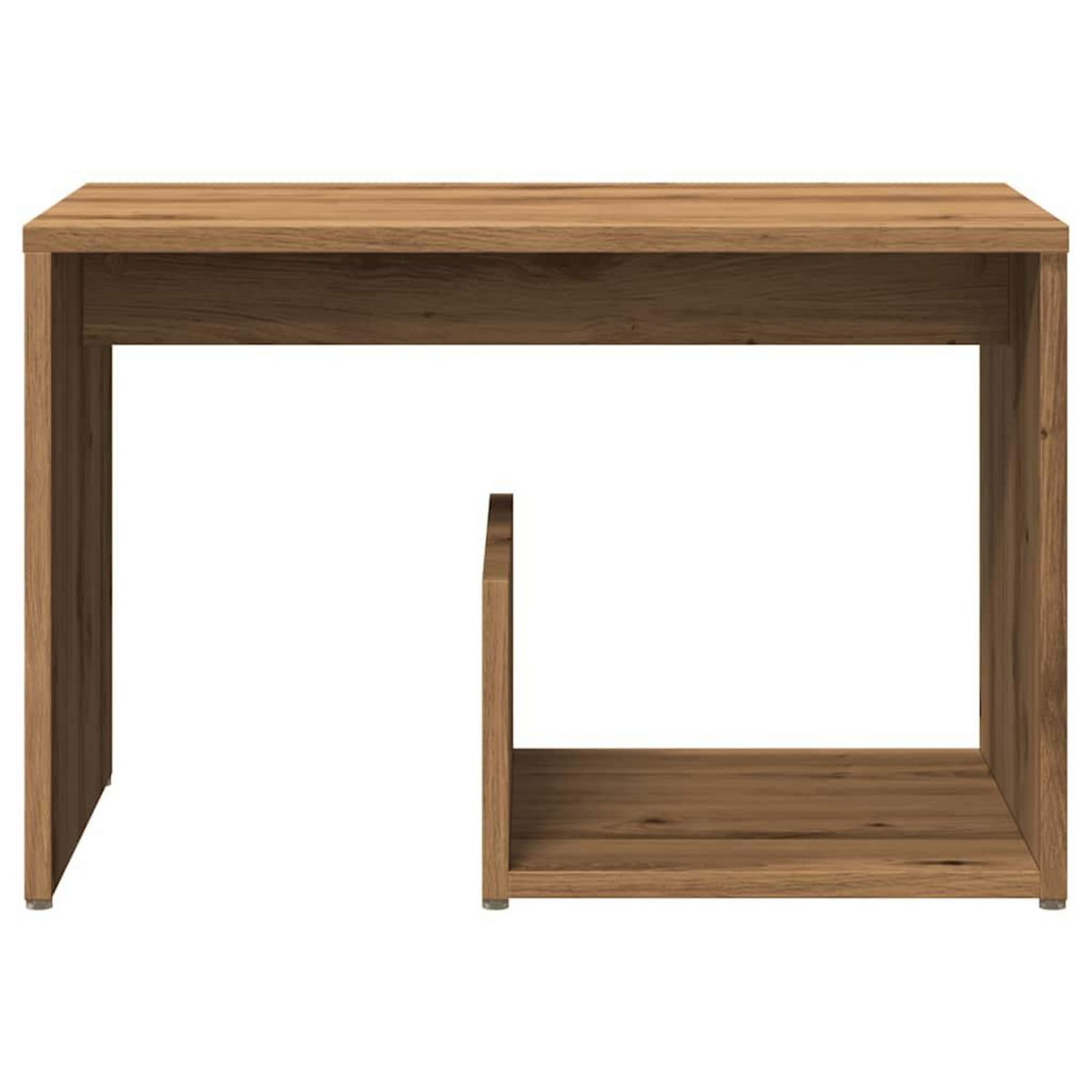 VIDAXL Table d'appoint chene artisanal 59x36x38 cm bois d'ingenierie