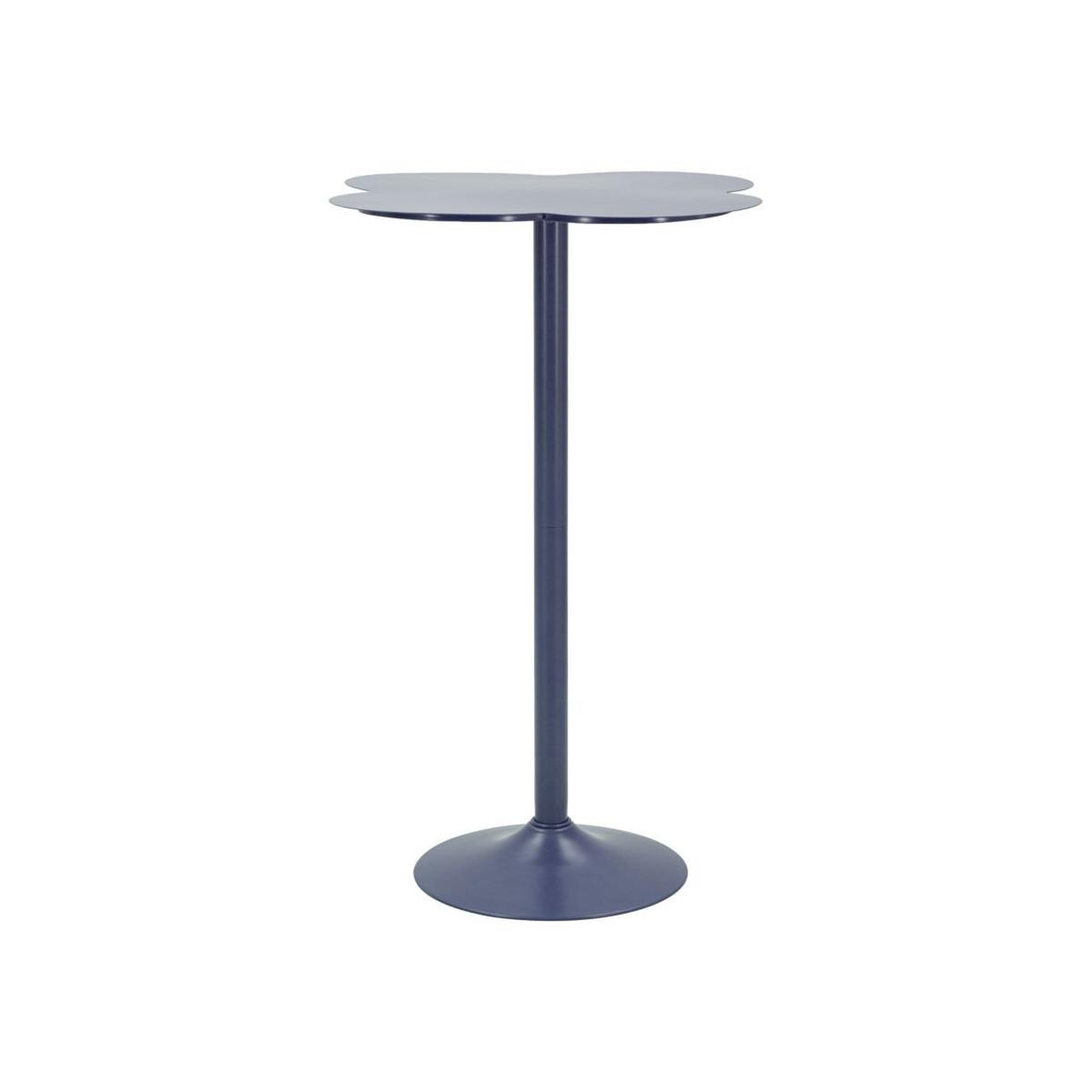 Paris Prix Table de bar en métal  clox  103cm bleu