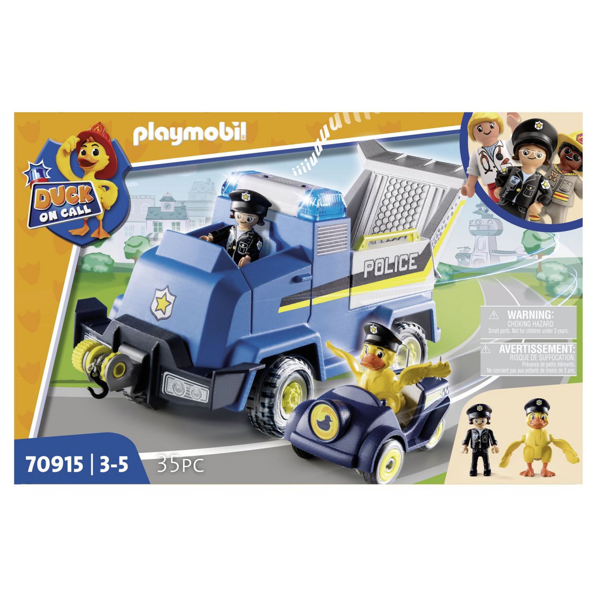 PLAYMOBIL Duck on call 70915 Véhicule de police