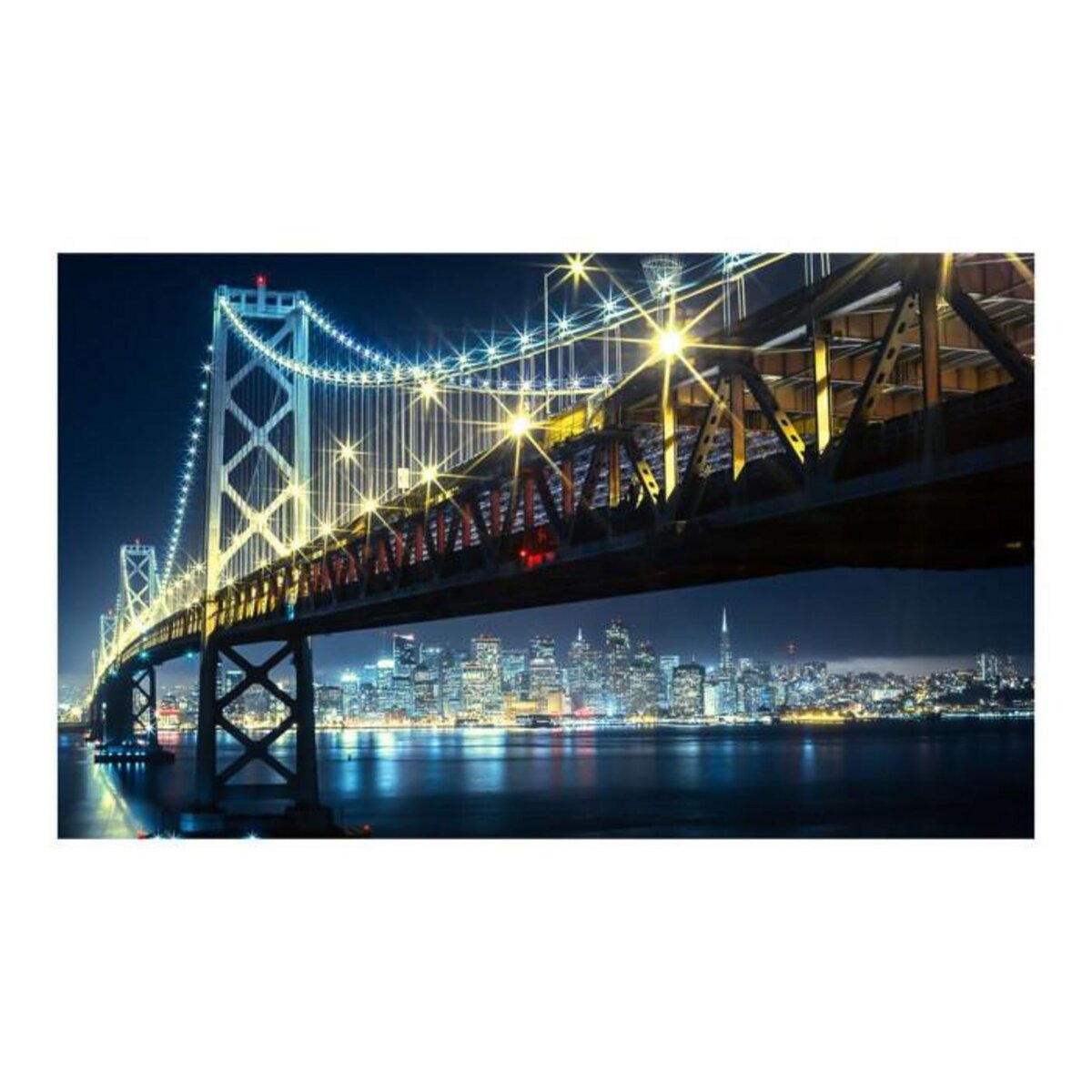 Paris Prix Papier Peint  Bay Bridge at Night II  270x450cm