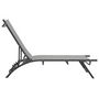 Voir la diapositive 3 : VIDAXL Chaises longues lot de 2 Textilene et acier
