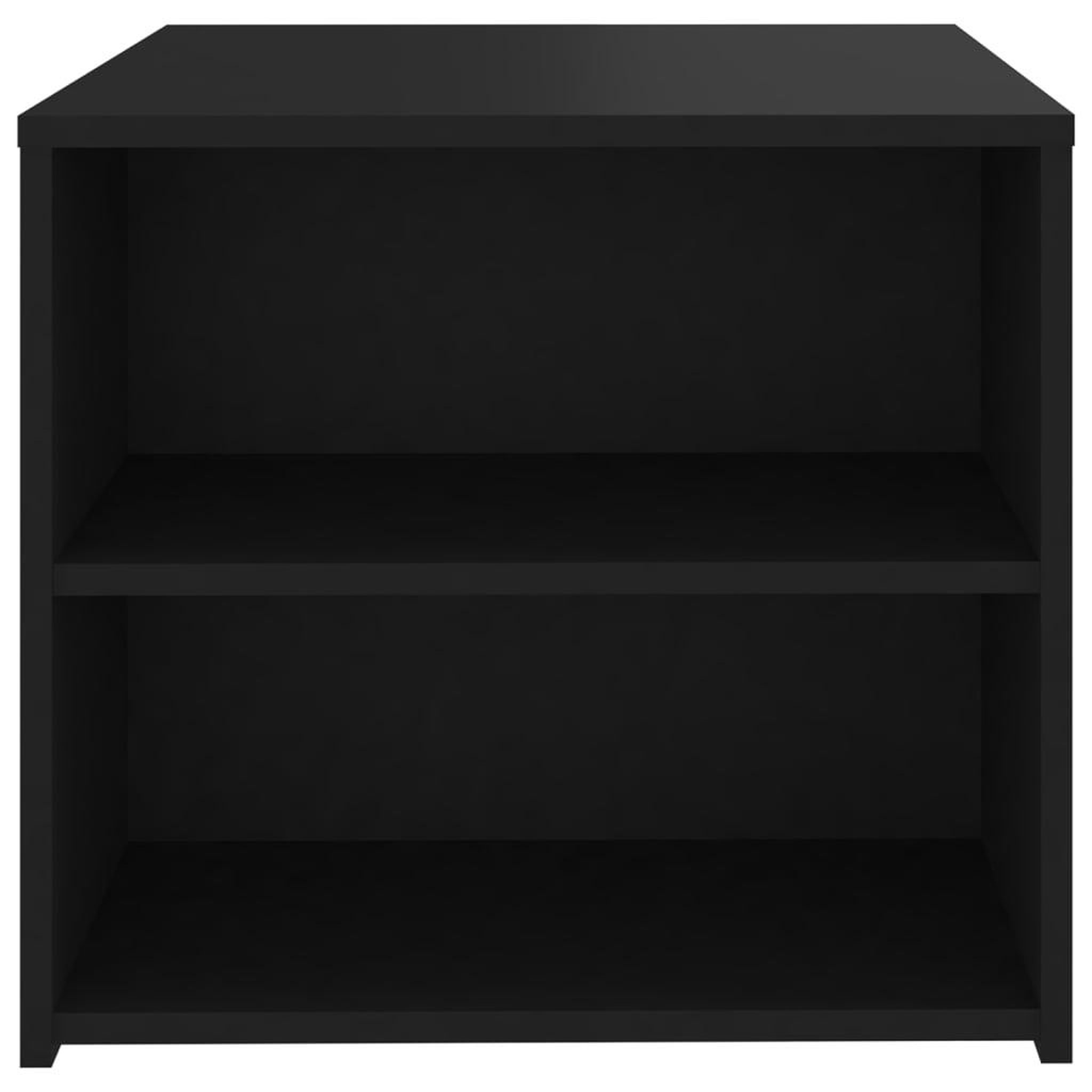 Voir la diapositive 5 : VIDAXL Table d'appoint noir 50x50x45 cm bois d'ingenierie