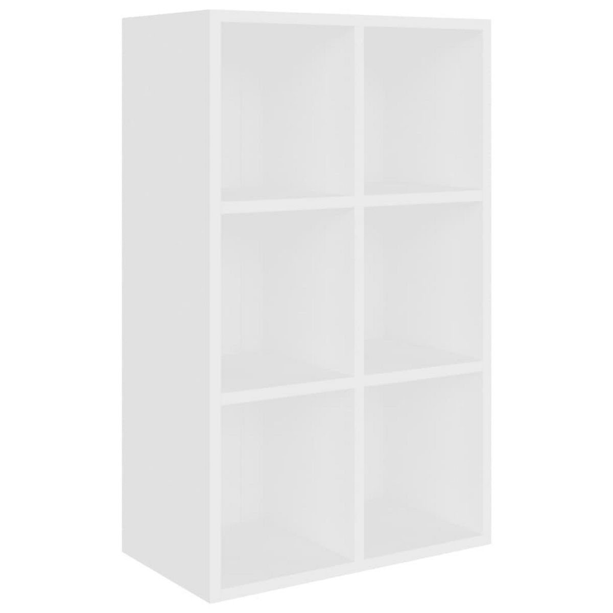 VIDAXL Bibliotheque/Buffet blanc 66x30x98 cm bois d'ingenierie