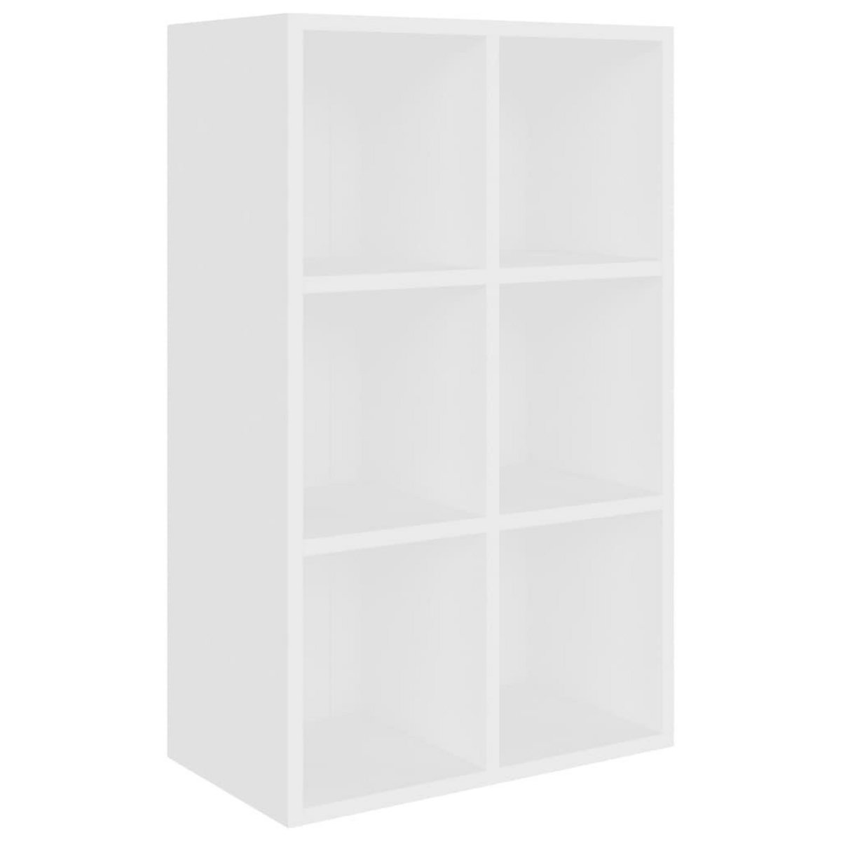 VIDAXL Bibliotheque/Buffet blanc 66x30x98 cm bois d'ingenierie