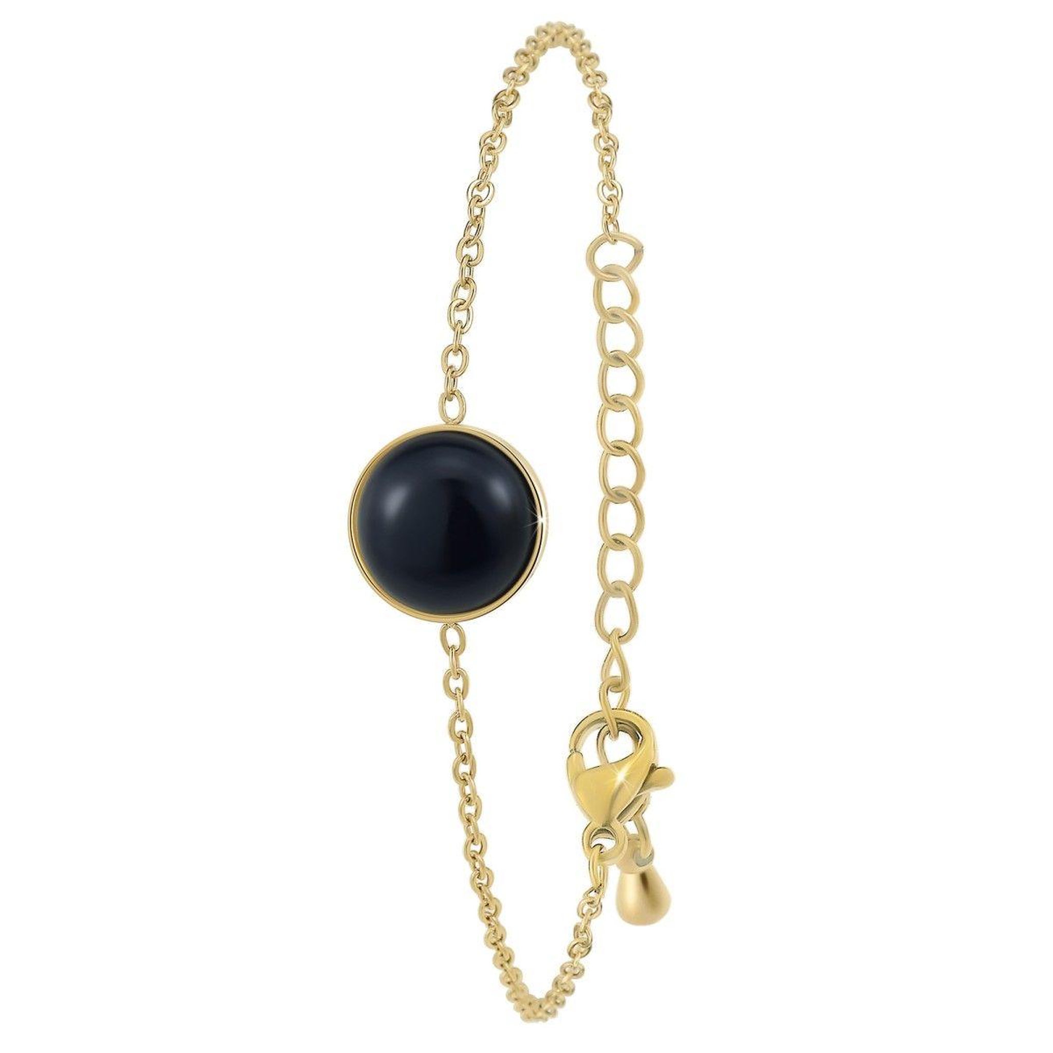 SC BOHEME Bracelet SC Bohème décoré d'une agathe noire