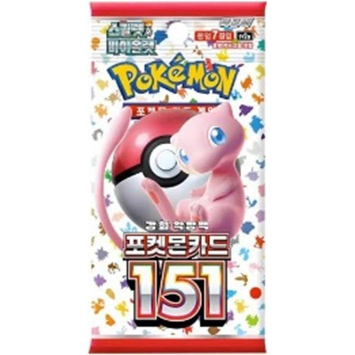 Pokemon Cartes à collectionner Pokémon Booster 7 cartes Scarlet & Violet SV2A en coréen