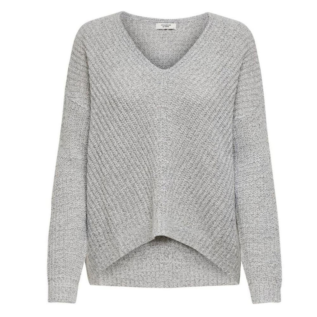 JACQUELINE DE YONG Pull gris chiné femme Jacqueline de Yong MEGAN