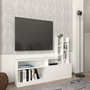 Voir la diapositive 3 : Habitat et Jardin Meuble TV en bois  Dolunay  - 164 x 25 x 91 cm - Blanc