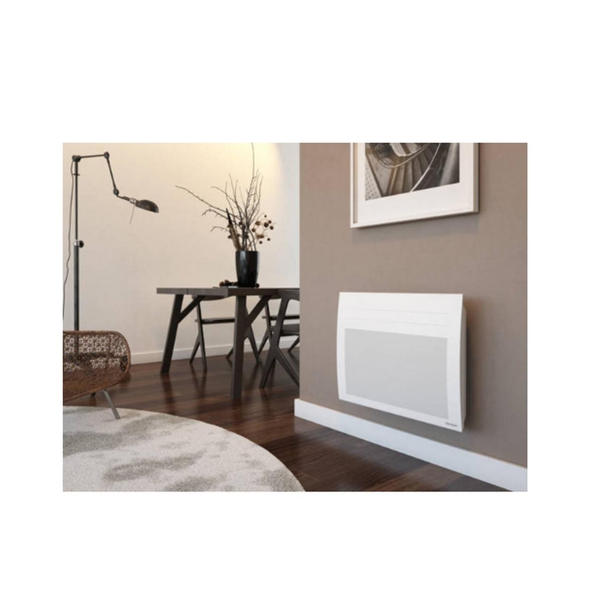 Voir la diapositive 2 : Thermor Panneau rayonnant 1250w blanc - 443220