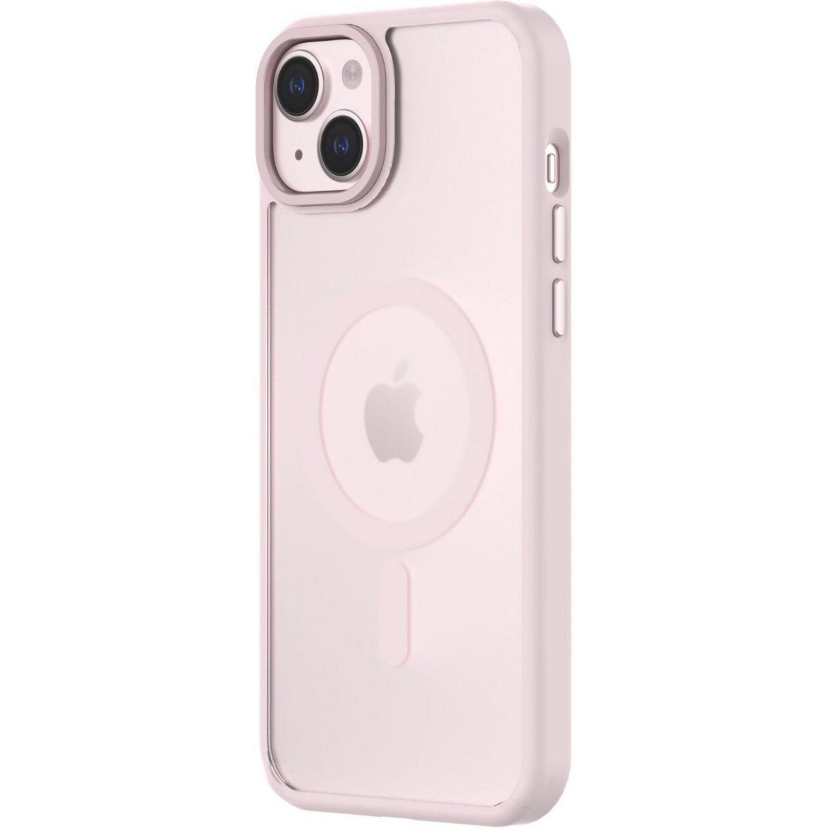 Qdos Coque bumper Iphone 15 Plus MagSafe Hybrid SNAP Rose
