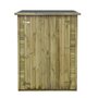 Voir la diapositive 3 : Habitat et Jardin Abri jardin bois adossable  Lipki   - 1.79 x 0.9 x 1.78/1.87 m  - 1.61 m² - 12 mm - Avec plancher
