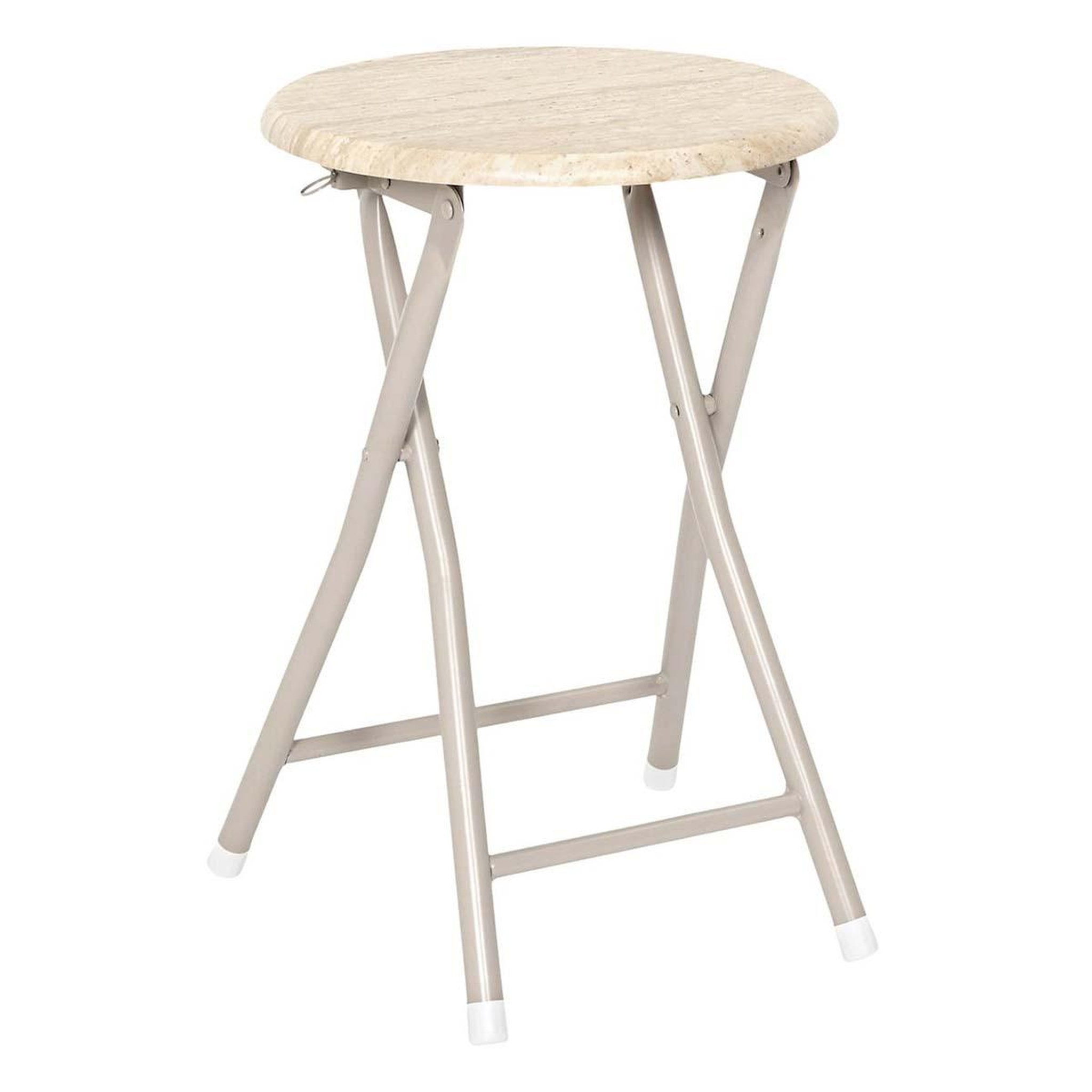 The Home Deco Factory Tabouret pliant  terra nova  45cm beige