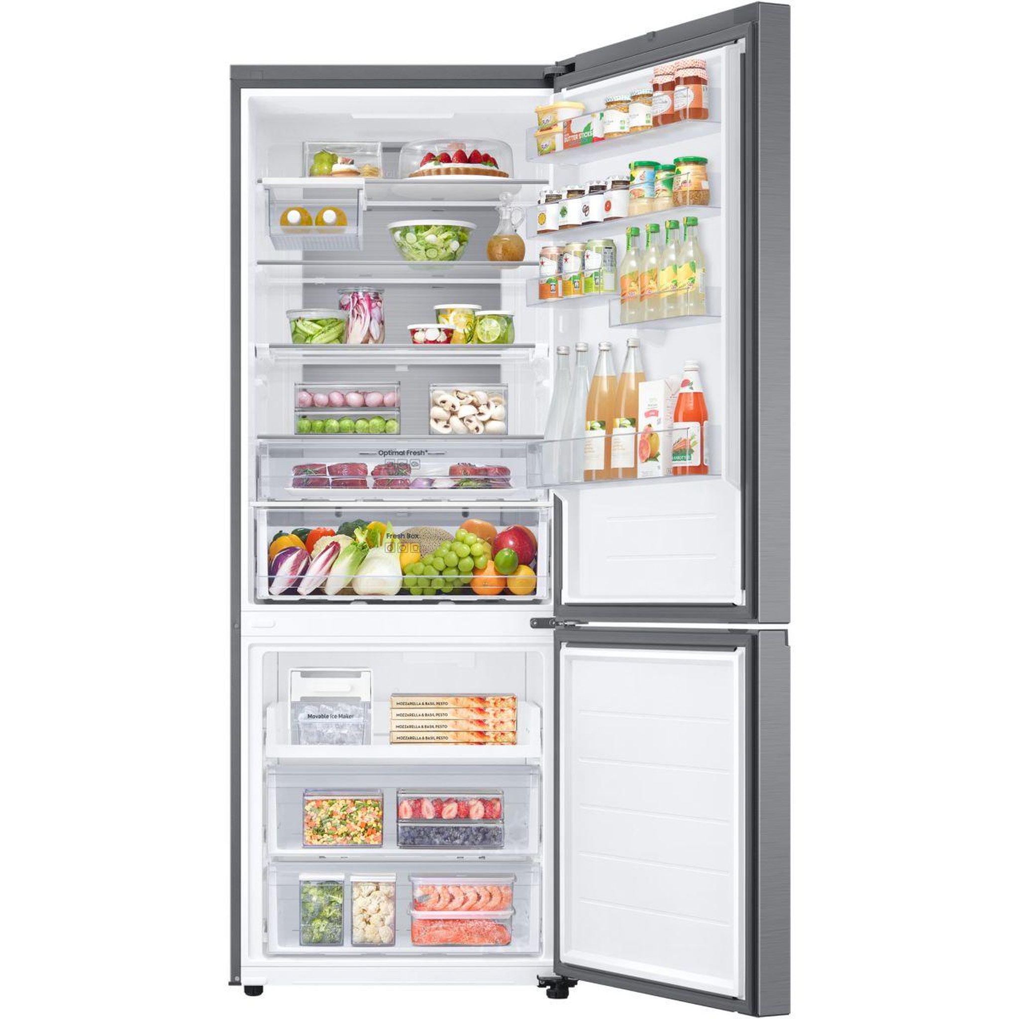 Voir la diapositive 2 : Samsung Réfrigérateur combiné rb53dg706as9