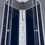 Voir la diapositive 2 : Aurlane Cabine de douche 1/4 de cercle - 85x85x225cm - NIGHTY