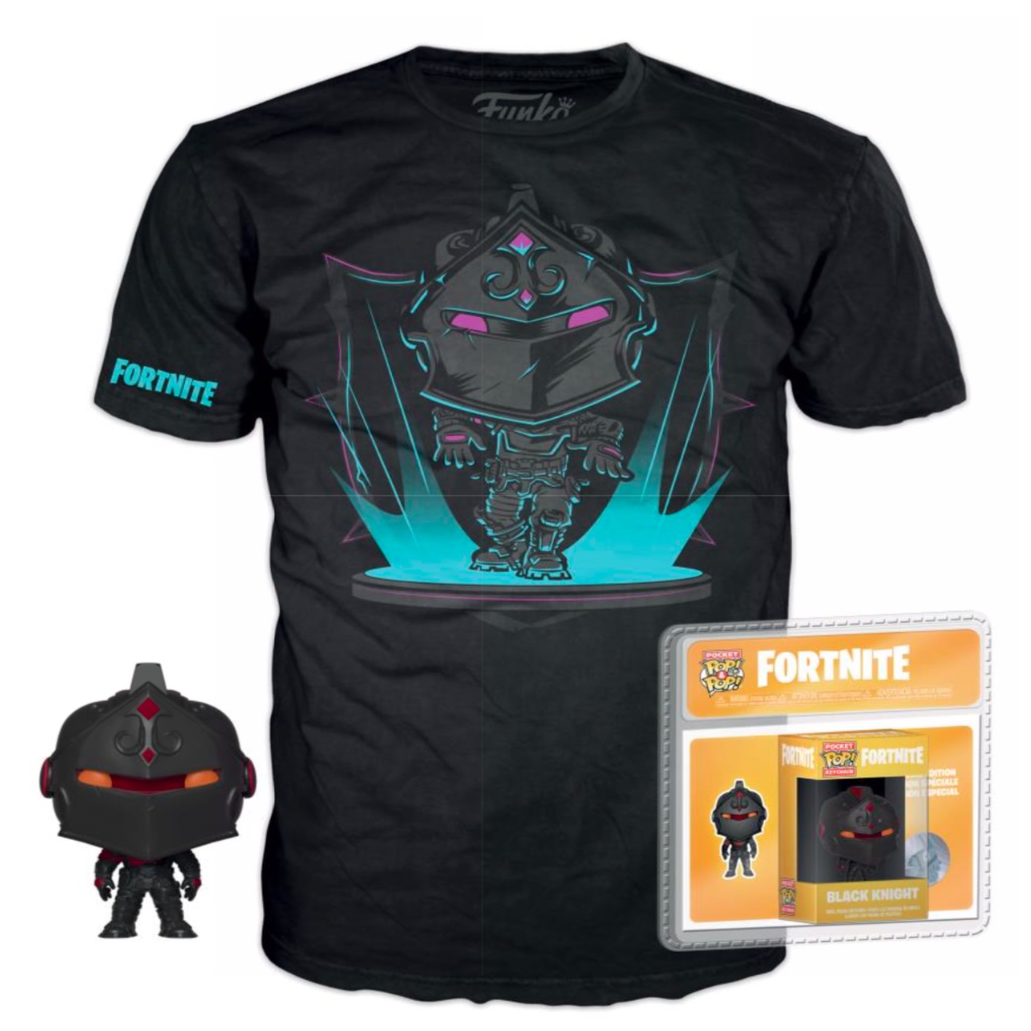 FUNKO Tee shirt Fortnite Black Night taille M 10/12 ans et figurine Pocket Pop FUNKO