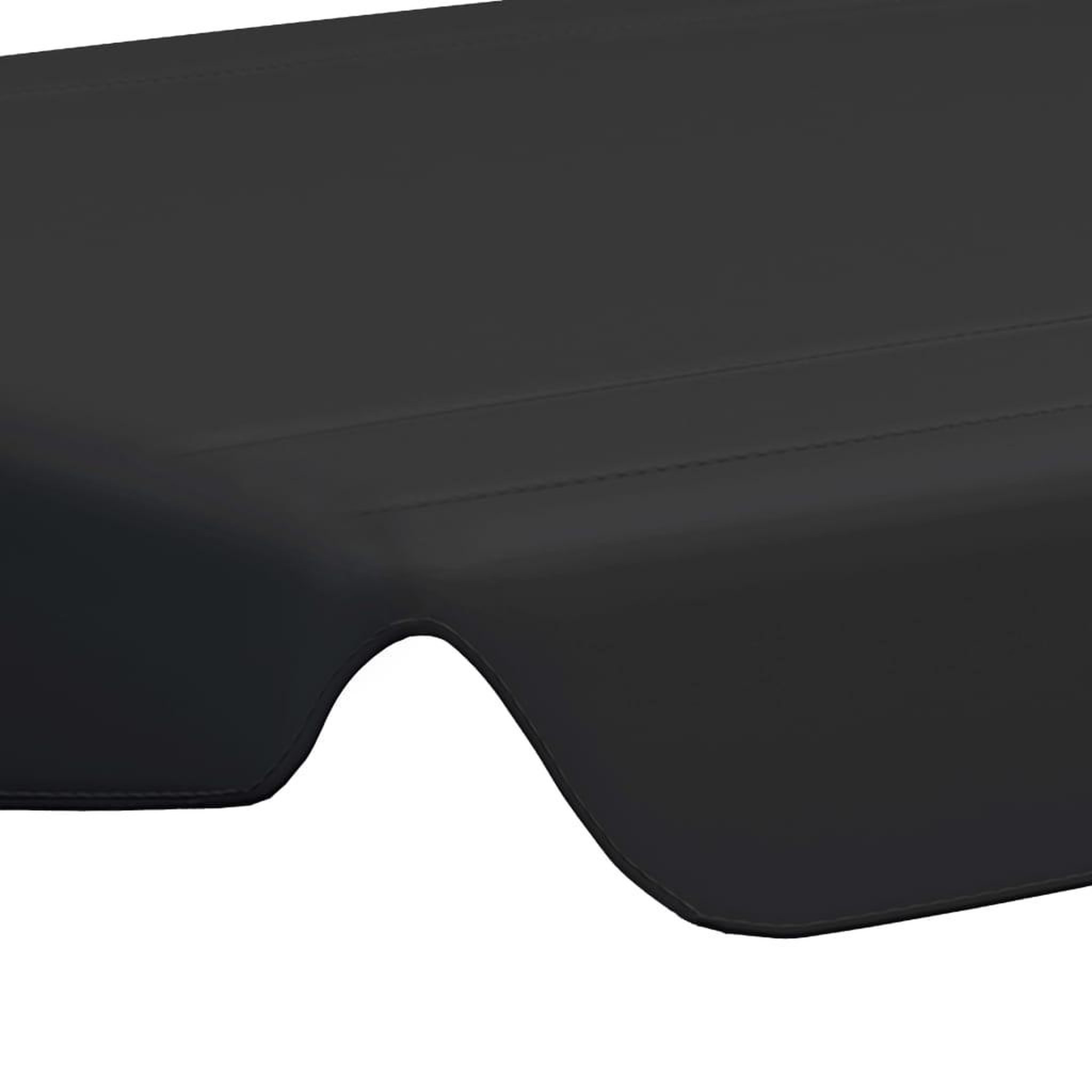 Voir la diapositive 5 : VIDAXL Toit de rechange de balançoire noir 150/130x105/70 cm