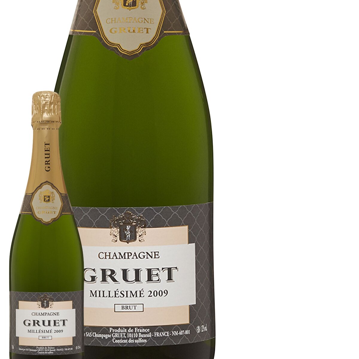 Gruet Champagne Gruet Brut Millésimé 2009 pas cher - Auchan.fr