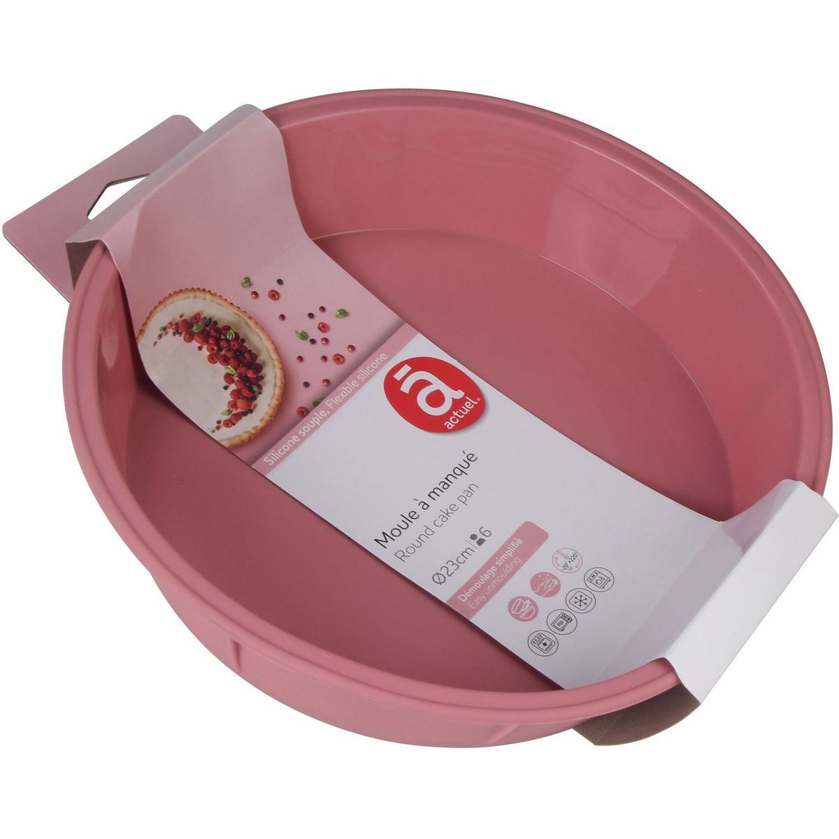 ACTUEL Moule à manqué silicone 23 cm