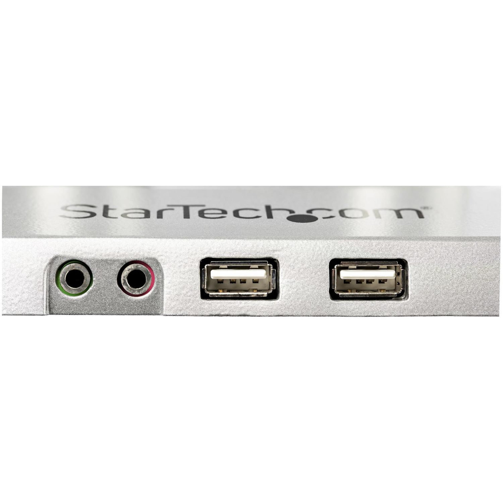 Voir la diapositive 3 : Startech Startech.com armslimduos support d'écran plat pour bureau 81,3 cm (32 ) argent