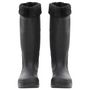 Voir la diapositive 3 : VIDAXL Bottes de pluie avec chaussettes amovibles noir taille 38 PVC