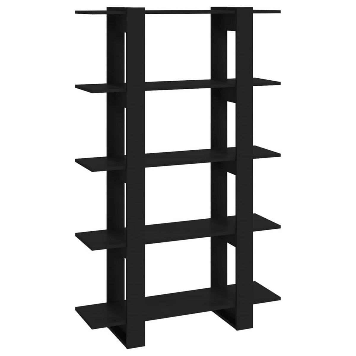 VIDAXL Bibliotheque/Cloison de separation Noir 100x30x160 cm