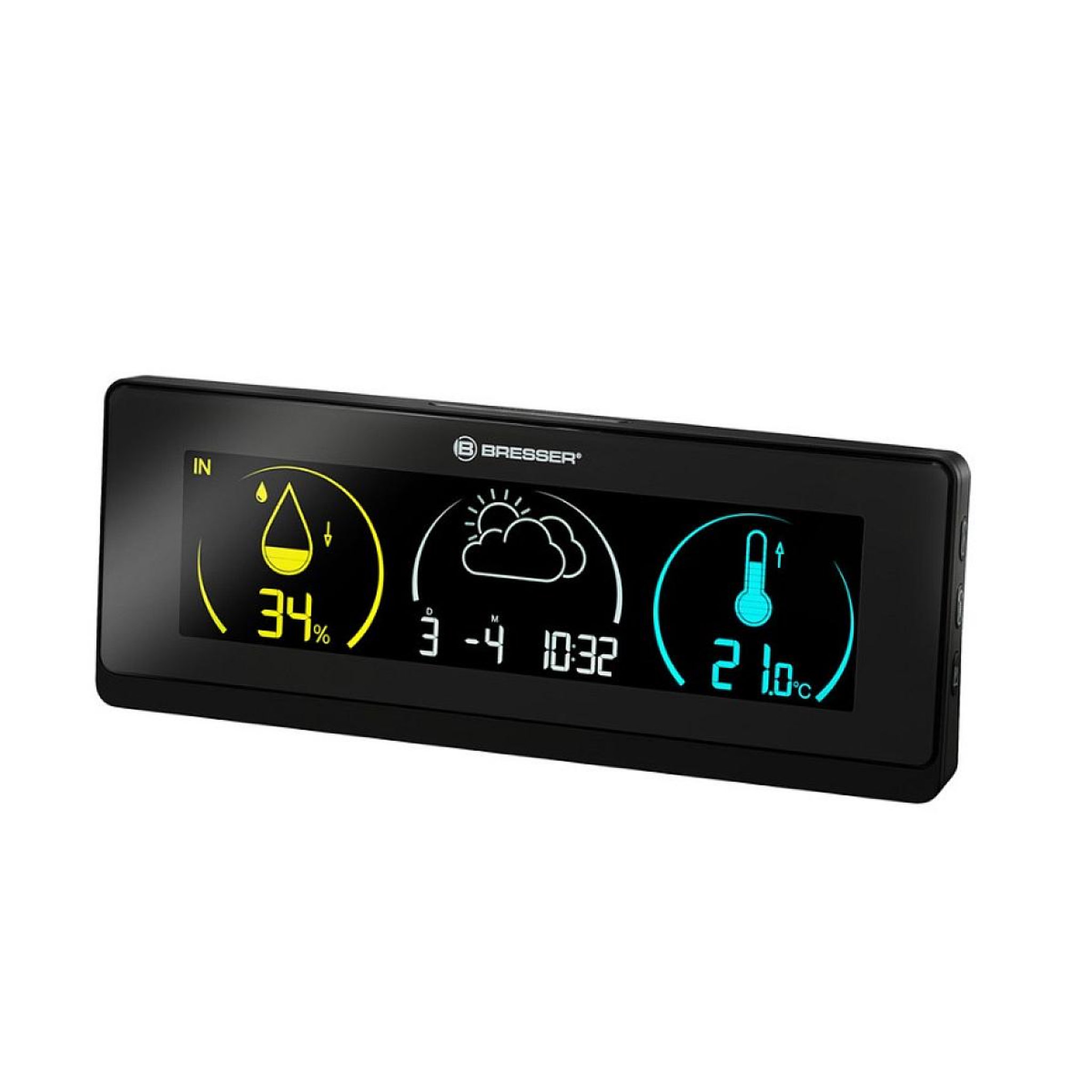 Bresser Station météo couleur  Temeo Life noir