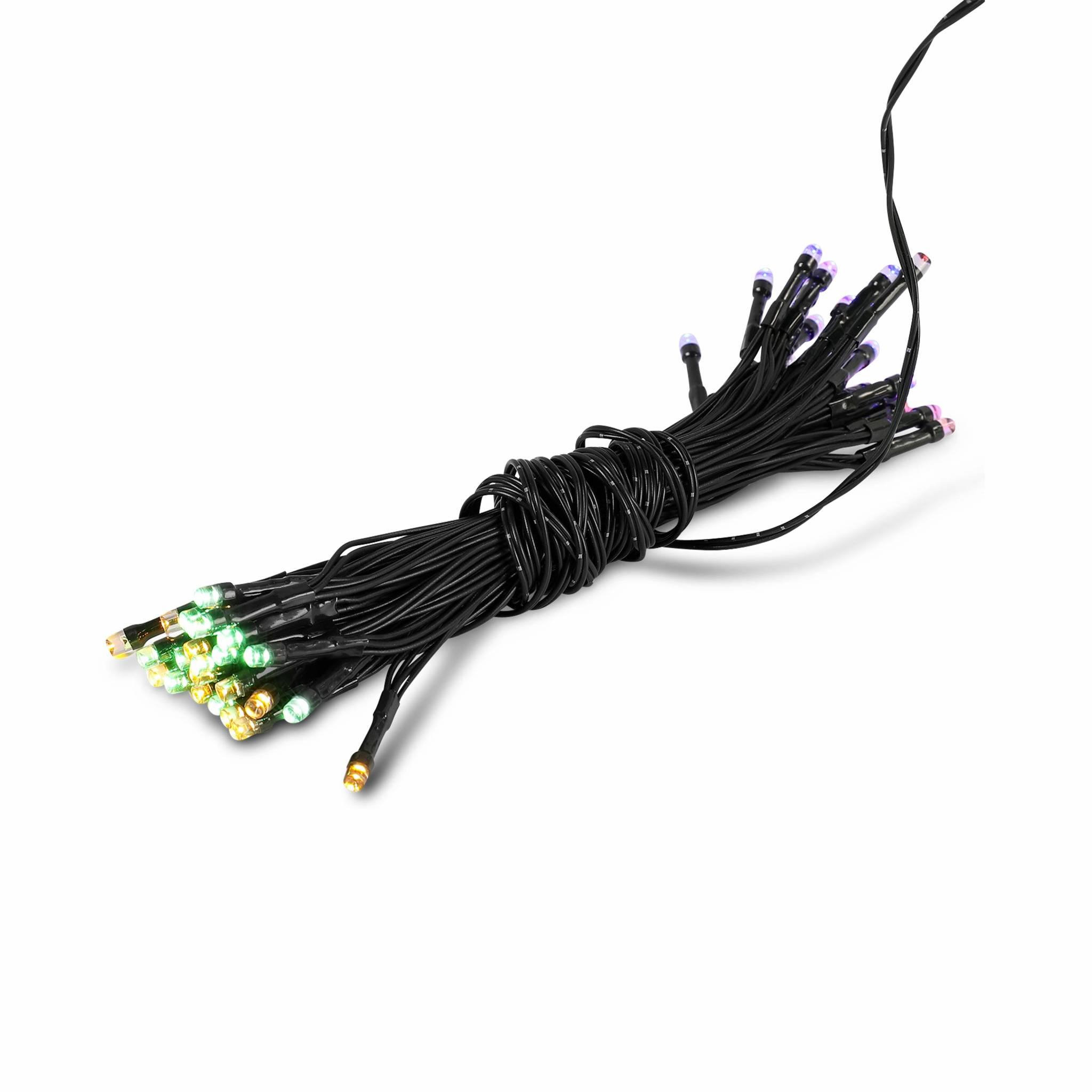 Voir la diapositive 2 : SWEEEK Guirlande lumineuse solaire. Classe énergétique A+++. couleur LED : multicolore. guirlande d'extérieur