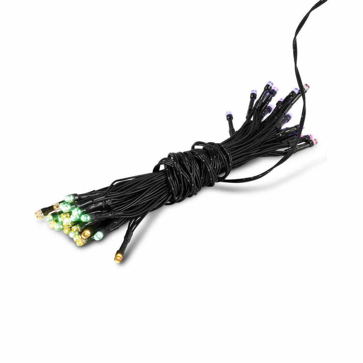 SWEEEK Guirlande lumineuse solaire. Classe énergétique A+++. couleur LED : multicolore. guirlande d'extérieur