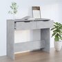 Voir la diapositive 1 : VIDAXL Table console Gris beton 90x36x75 cm Bois d'ingenierie