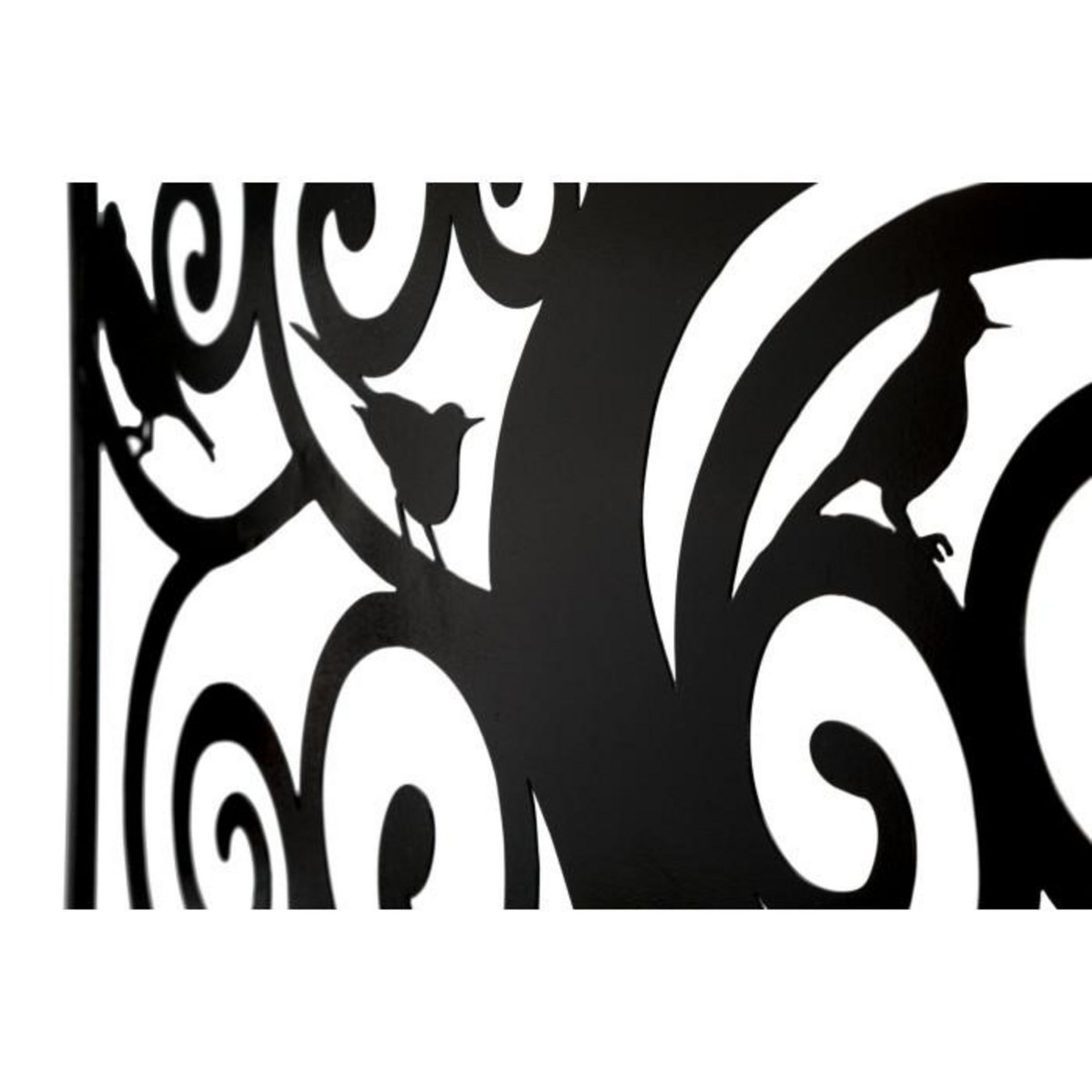 Paris Prix Décoration Murale Encadrée en Métal  Three  70cm Noir