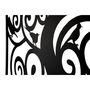 Voir la diapositive 4 : Paris Prix Décoration Murale Encadrée en Métal  Three  70cm Noir