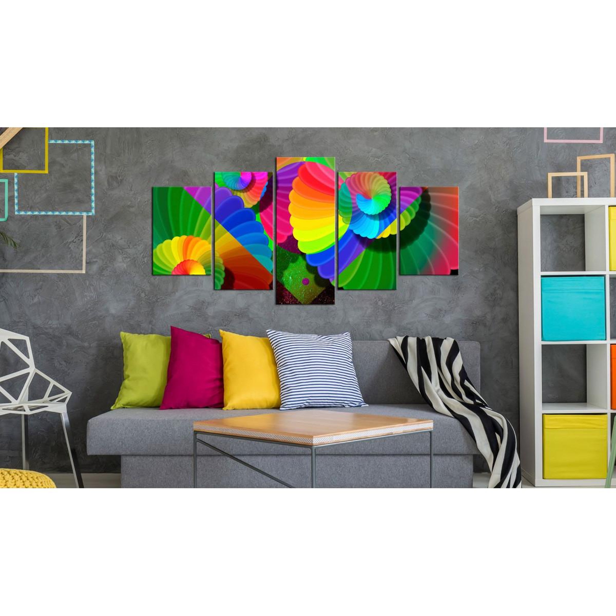 Voir la diapositive 2 : Paris Prix Tableau Imprimé  Twisted Colours