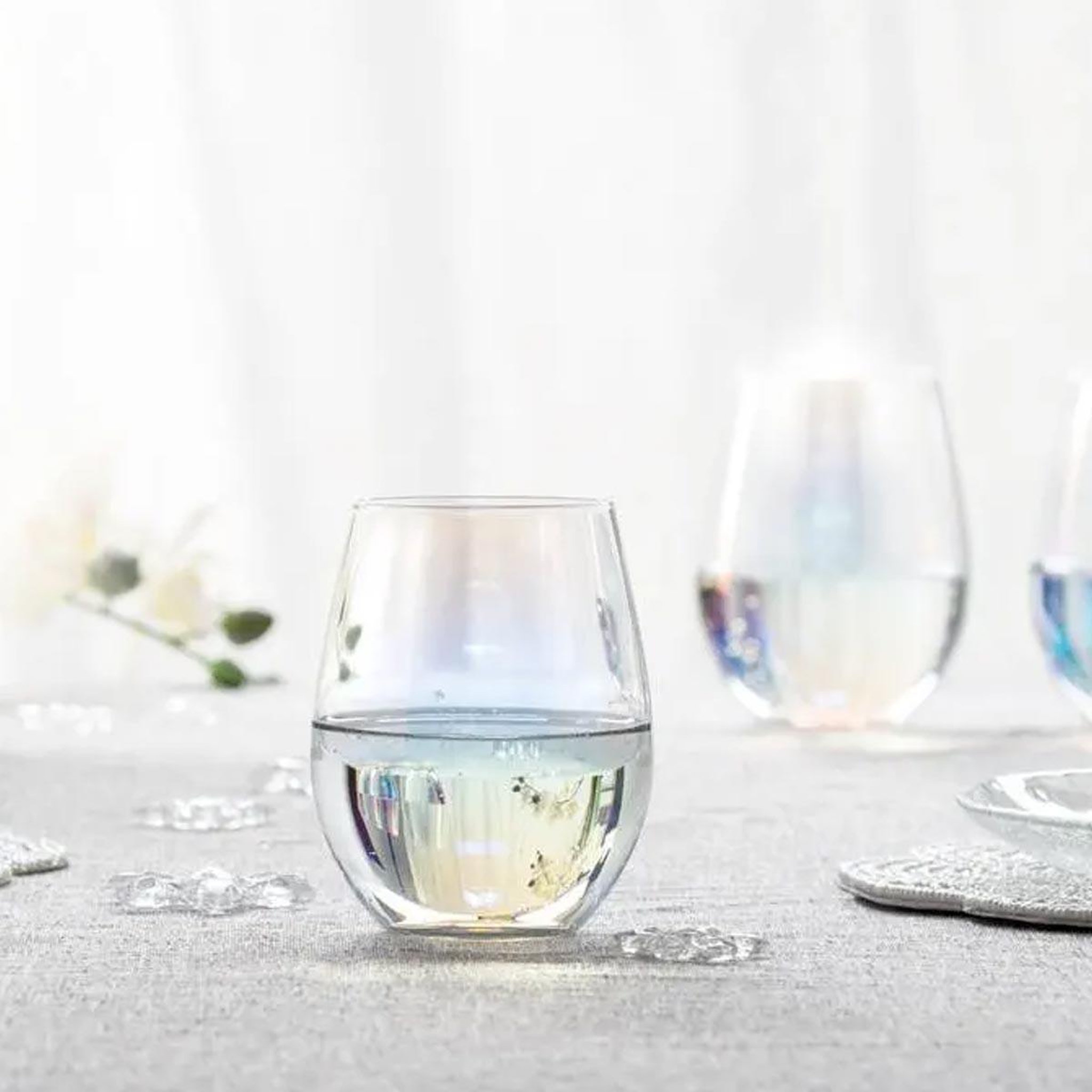 Voir la diapositive 3 : FEERIC LIGHT & CHRISTMAS Lot de 6 verres design  fantasy  54cl transparent