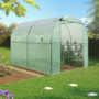 Voir la diapositive 3 : ID MARKET Serre tunnel de jardin 4 saisons 6M² verte gamme maraîchère ROMA 2x3M