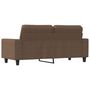 Voir la diapositive 5 : VIDAXL Canape a 2 places Marron 140 cm Tissu
