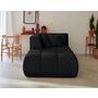 Voir la diapositive 2 : LISA DESIGN Caracas - module d'assise méridienne gauche - en tissu
