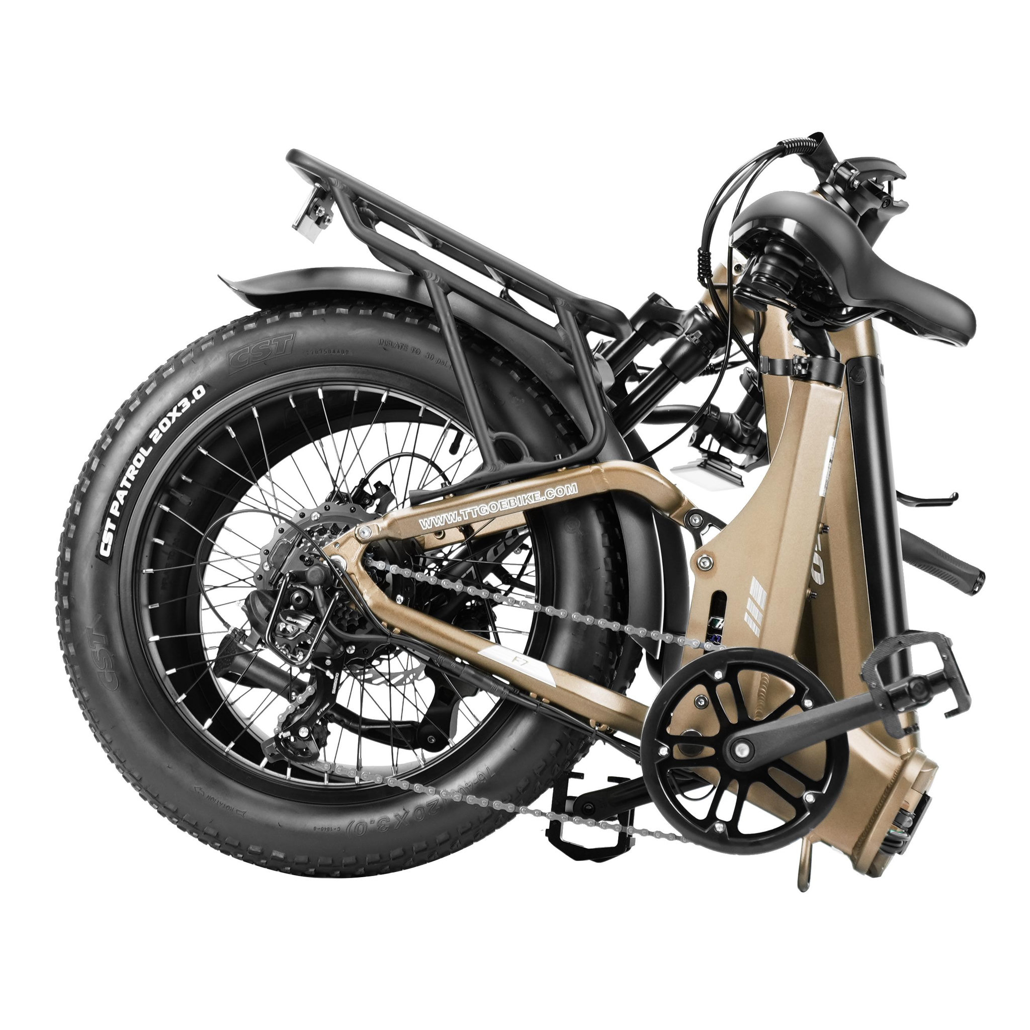 Voir la diapositive 2 : TTGO Vélo électrique pliant TTGO F7 250 W