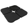 Voir la diapositive 5 : VIDAXL Base de parasol portable Sable/Eau 60 L