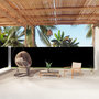 Voir la diapositive 1 : VIDAXL Auvent lateral retractable Noir 160x1000 cm