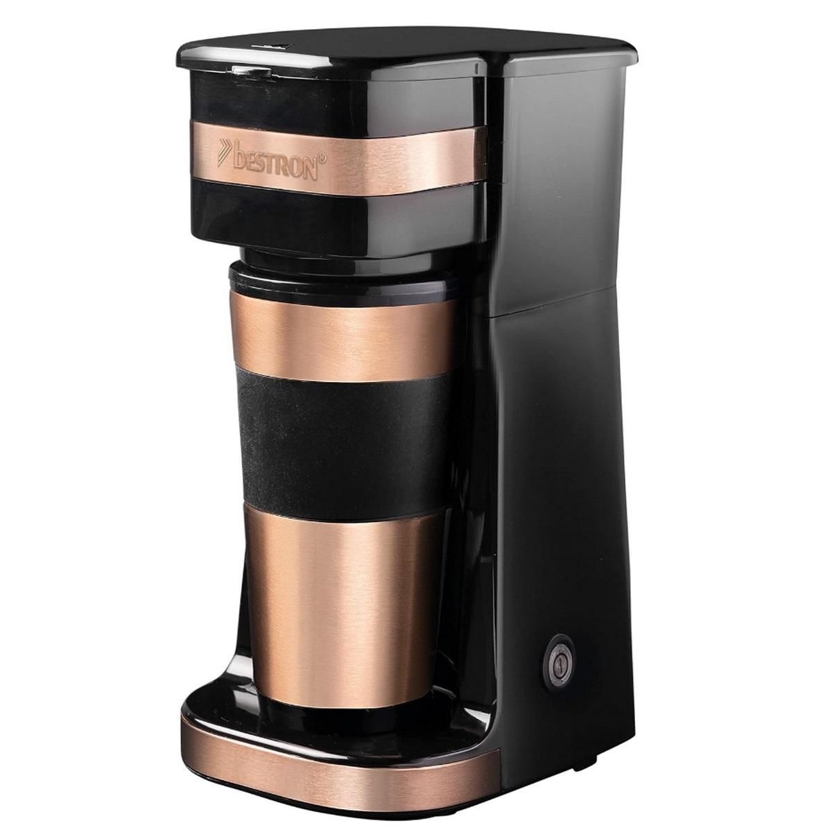 Bestron Cafetière isotherme 2 tasses 750w cuivre - ACM112CO